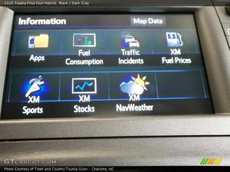 Black / Dark Gray 2015 Toyota Prius Four Hybrid