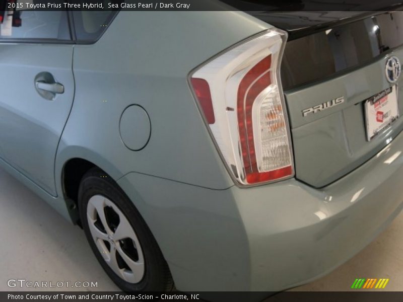 Sea Glass Pearl / Dark Gray 2015 Toyota Prius Three Hybrid