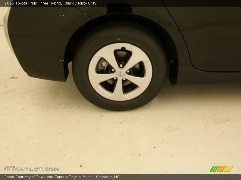 Black / Misty Gray 2015 Toyota Prius Three Hybrid