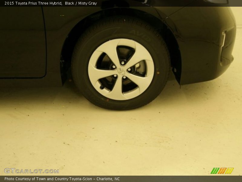 Black / Misty Gray 2015 Toyota Prius Three Hybrid