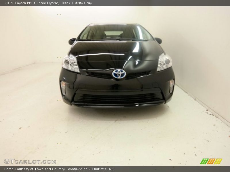 Black / Misty Gray 2015 Toyota Prius Three Hybrid