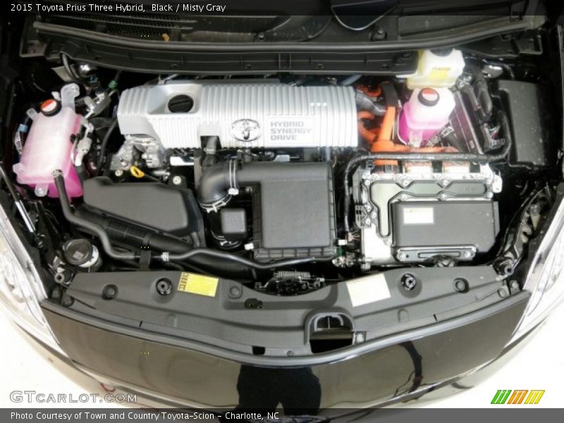Black / Misty Gray 2015 Toyota Prius Three Hybrid
