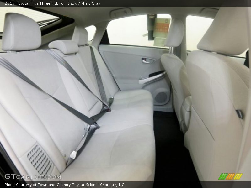 Black / Misty Gray 2015 Toyota Prius Three Hybrid