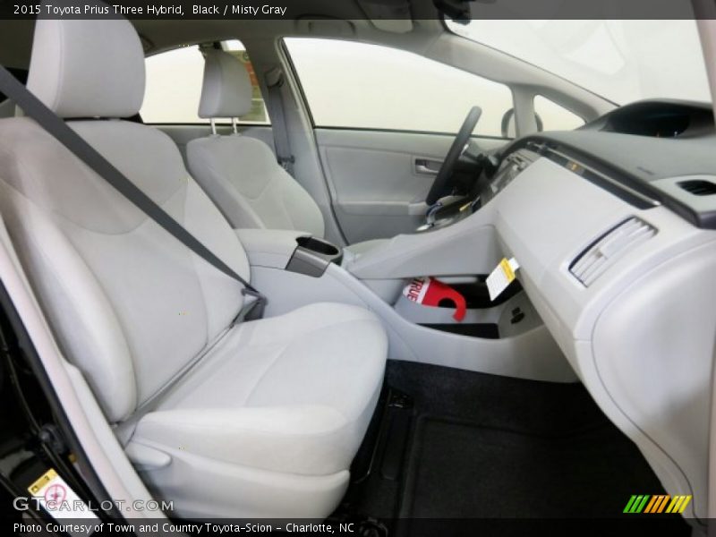 Black / Misty Gray 2015 Toyota Prius Three Hybrid