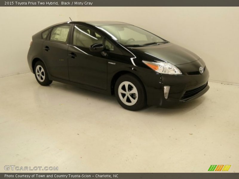 Black / Misty Gray 2015 Toyota Prius Two Hybrid