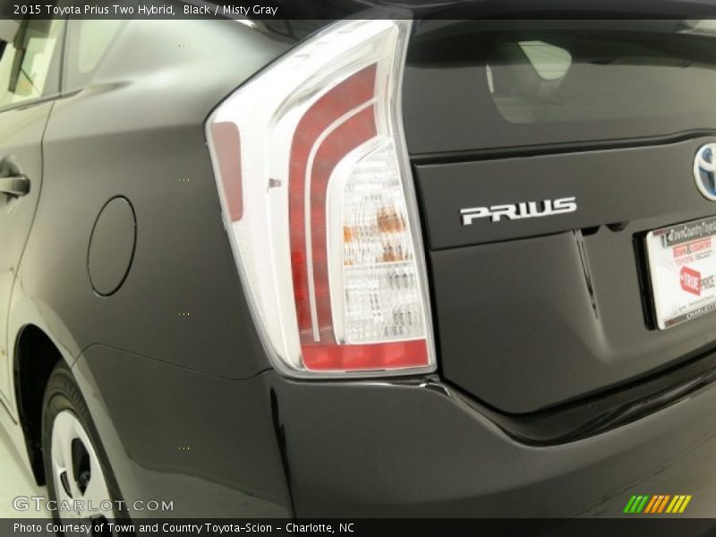 Black / Misty Gray 2015 Toyota Prius Two Hybrid