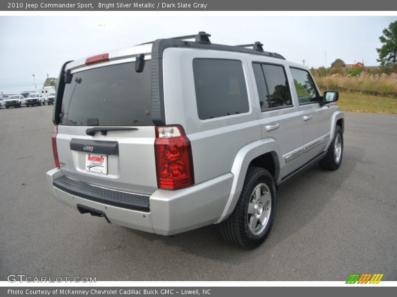 Bright Silver Metallic / Dark Slate Gray 2010 Jeep Commander Sport