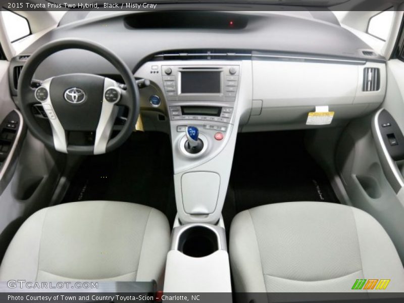 Black / Misty Gray 2015 Toyota Prius Two Hybrid