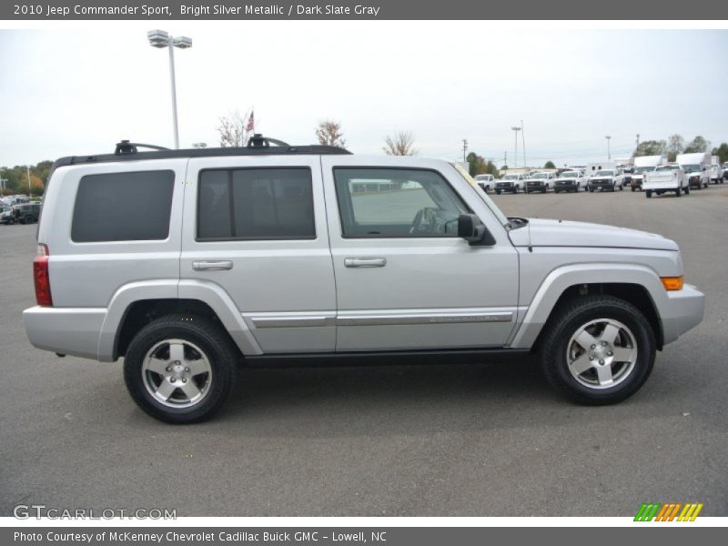 Bright Silver Metallic / Dark Slate Gray 2010 Jeep Commander Sport