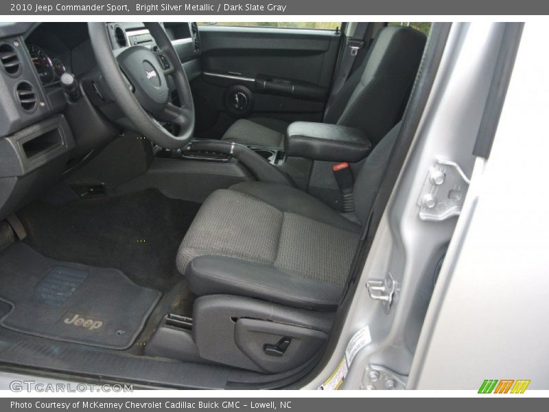 Bright Silver Metallic / Dark Slate Gray 2010 Jeep Commander Sport