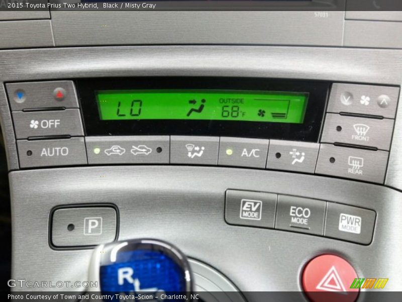Black / Misty Gray 2015 Toyota Prius Two Hybrid