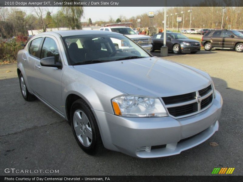 Silver Steel Metallic / Dark Slate Gray 2010 Dodge Avenger SXT