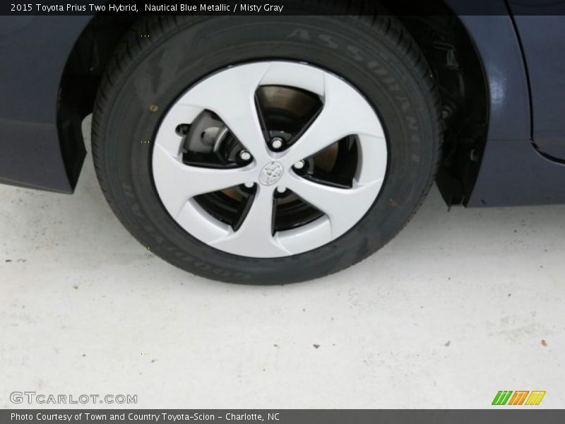 Nautical Blue Metallic / Misty Gray 2015 Toyota Prius Two Hybrid
