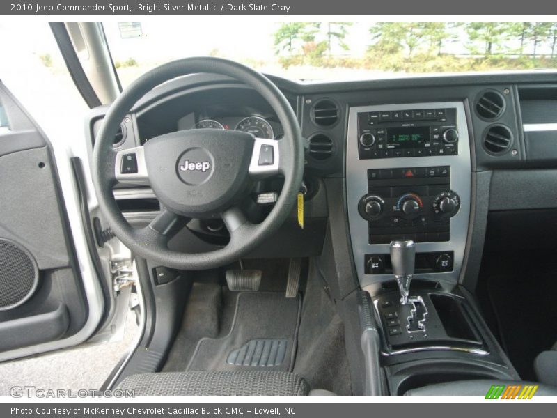 Bright Silver Metallic / Dark Slate Gray 2010 Jeep Commander Sport