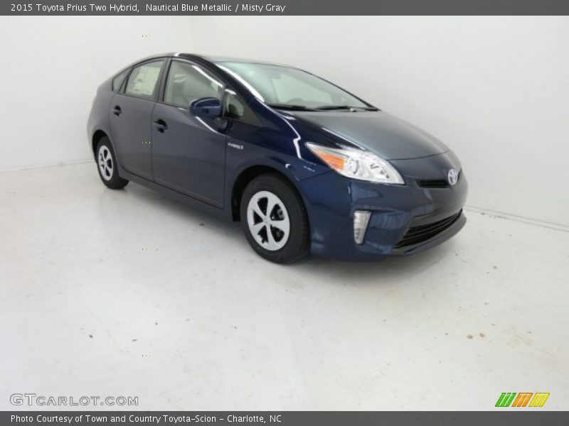 Nautical Blue Metallic / Misty Gray 2015 Toyota Prius Two Hybrid
