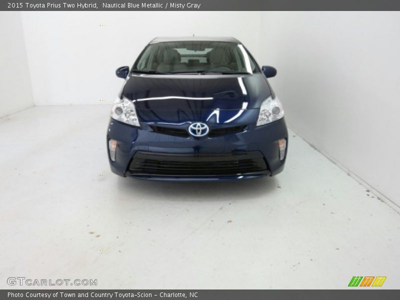 Nautical Blue Metallic / Misty Gray 2015 Toyota Prius Two Hybrid