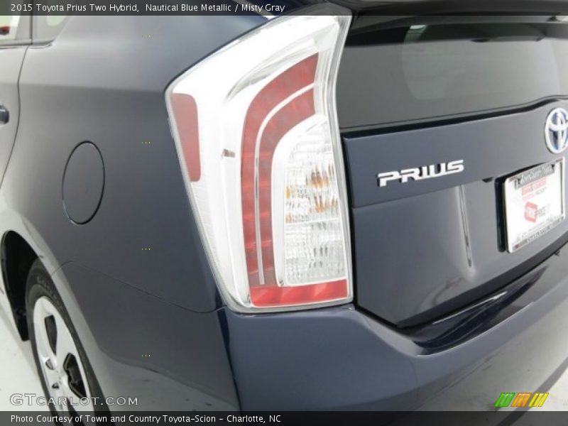 Nautical Blue Metallic / Misty Gray 2015 Toyota Prius Two Hybrid