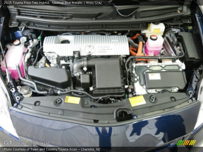 Nautical Blue Metallic / Misty Gray 2015 Toyota Prius Two Hybrid