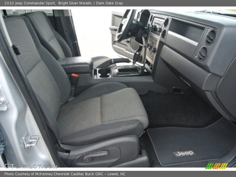 Bright Silver Metallic / Dark Slate Gray 2010 Jeep Commander Sport