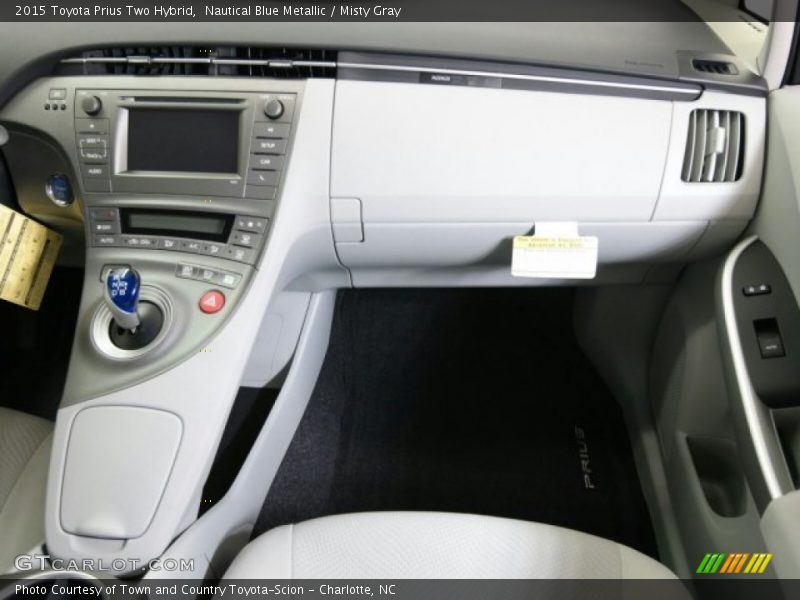 Nautical Blue Metallic / Misty Gray 2015 Toyota Prius Two Hybrid