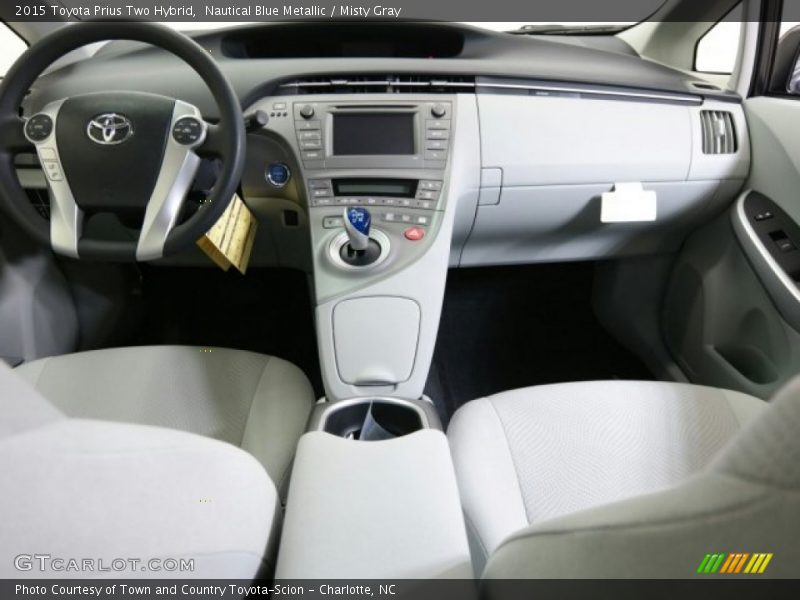 Nautical Blue Metallic / Misty Gray 2015 Toyota Prius Two Hybrid