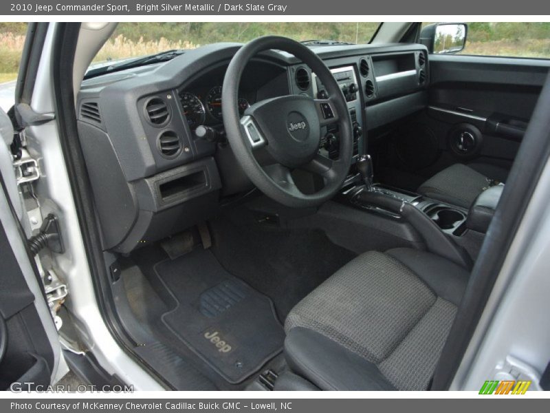 Bright Silver Metallic / Dark Slate Gray 2010 Jeep Commander Sport