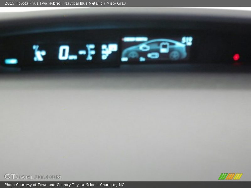Nautical Blue Metallic / Misty Gray 2015 Toyota Prius Two Hybrid