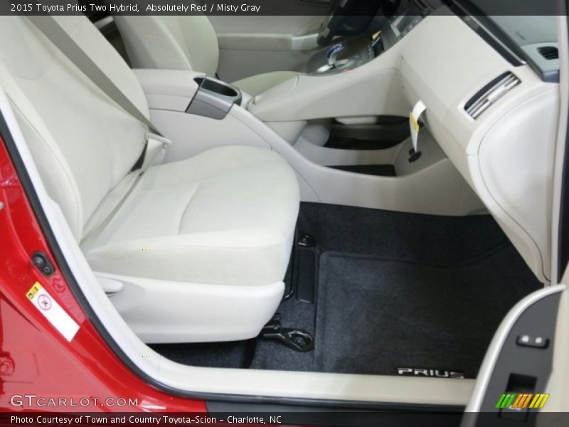 Absolutely Red / Misty Gray 2015 Toyota Prius Two Hybrid
