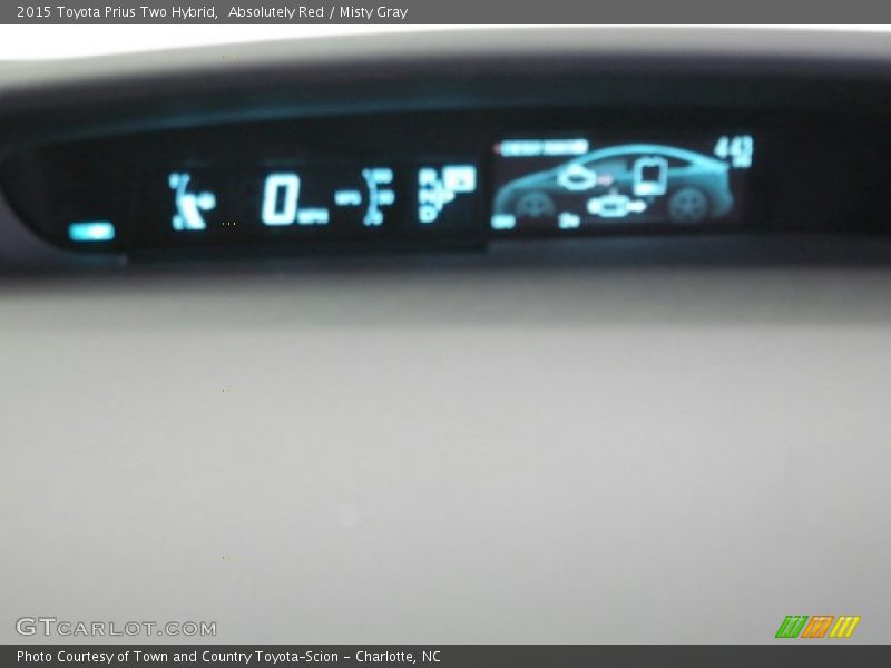 Absolutely Red / Misty Gray 2015 Toyota Prius Two Hybrid