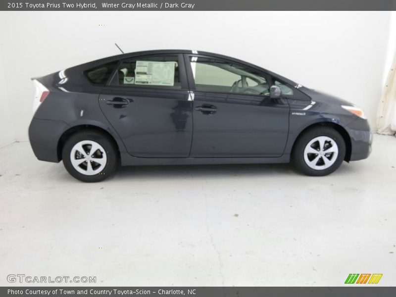 Winter Gray Metallic / Dark Gray 2015 Toyota Prius Two Hybrid