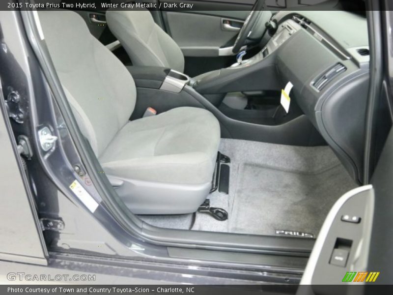 Winter Gray Metallic / Dark Gray 2015 Toyota Prius Two Hybrid