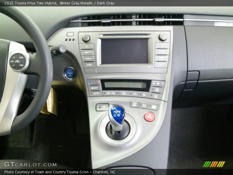 Winter Gray Metallic / Dark Gray 2015 Toyota Prius Two Hybrid