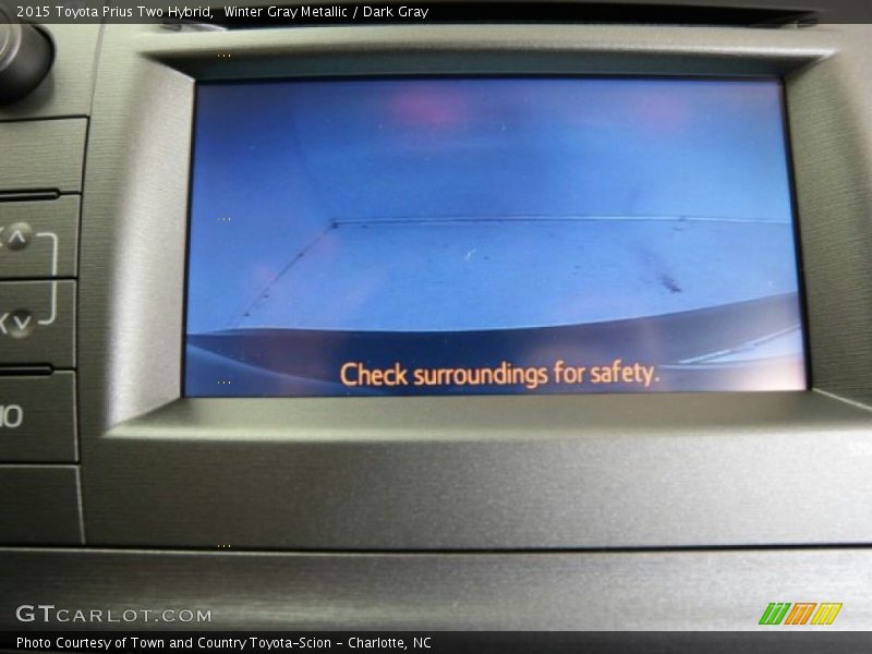 Winter Gray Metallic / Dark Gray 2015 Toyota Prius Two Hybrid