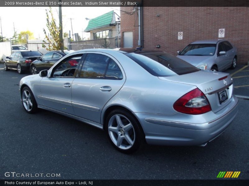 Iridium Silver Metallic / Black 2009 Mercedes-Benz E 350 4Matic Sedan