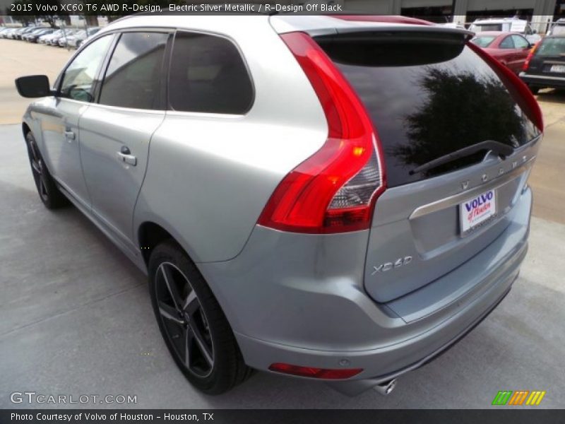 Electric Silver Metallic / R-Design Off Black 2015 Volvo XC60 T6 AWD R-Design