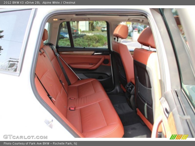 Alpine White / Chestnut 2012 BMW X3 xDrive 28i