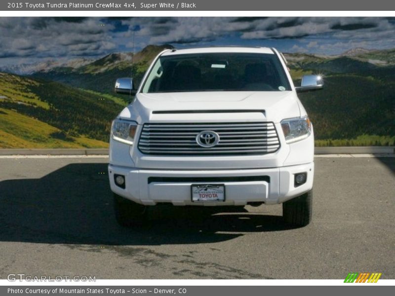 Super White / Black 2015 Toyota Tundra Platinum CrewMax 4x4