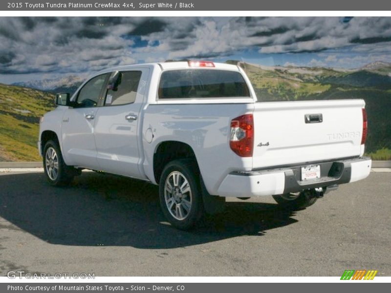 Super White / Black 2015 Toyota Tundra Platinum CrewMax 4x4