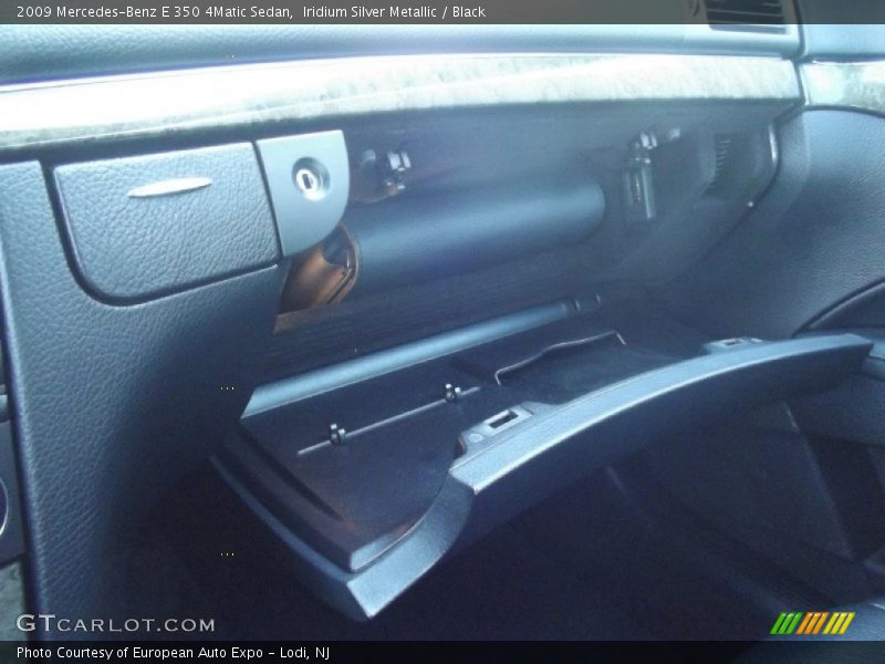 Iridium Silver Metallic / Black 2009 Mercedes-Benz E 350 4Matic Sedan