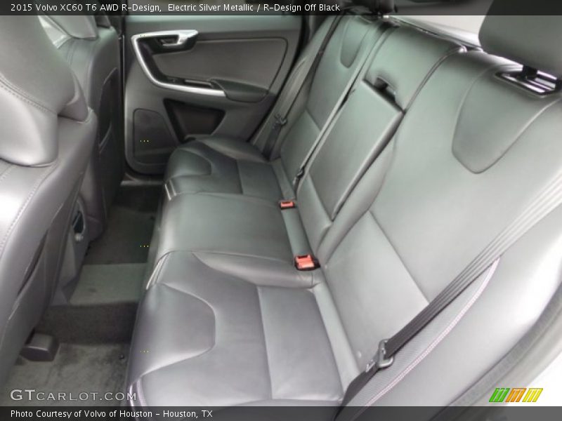 Rear Seat of 2015 XC60 T6 AWD R-Design
