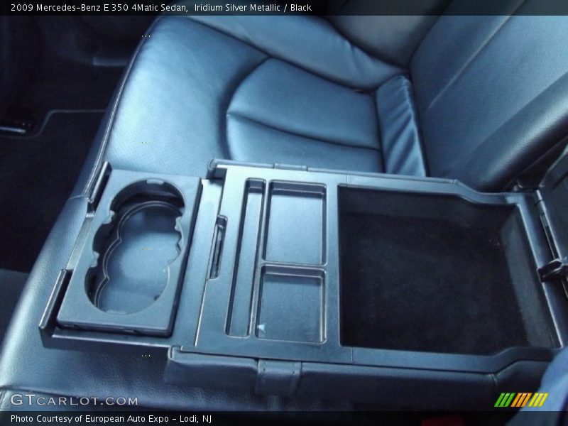 Iridium Silver Metallic / Black 2009 Mercedes-Benz E 350 4Matic Sedan