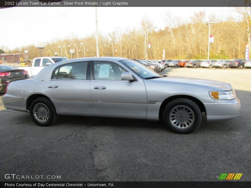 Silver Frost Metallic / Light Graphite 2002 Lincoln Town Car Cartier