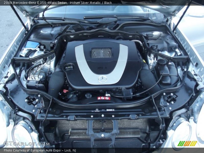 Iridium Silver Metallic / Black 2009 Mercedes-Benz E 350 4Matic Sedan