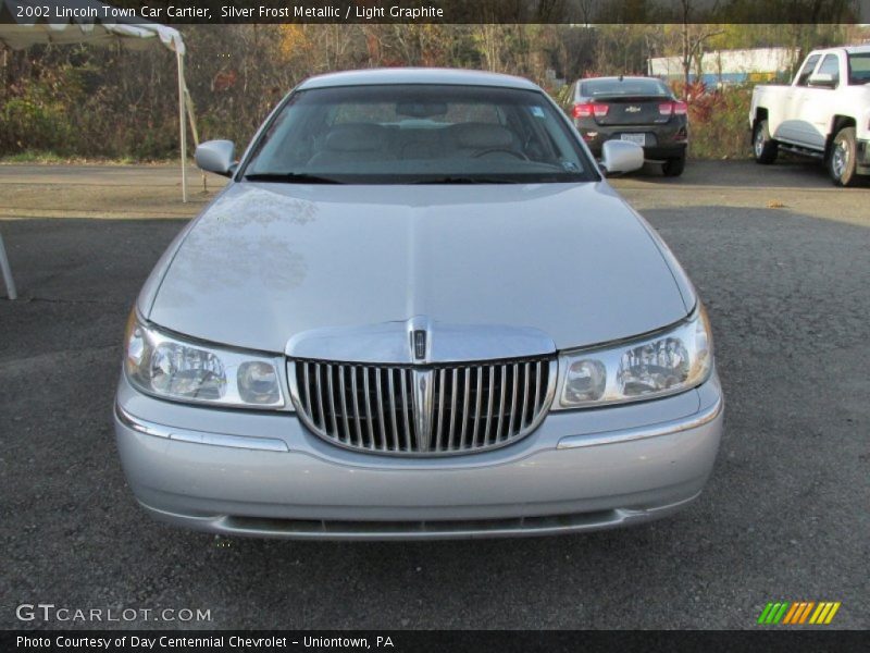 Silver Frost Metallic / Light Graphite 2002 Lincoln Town Car Cartier