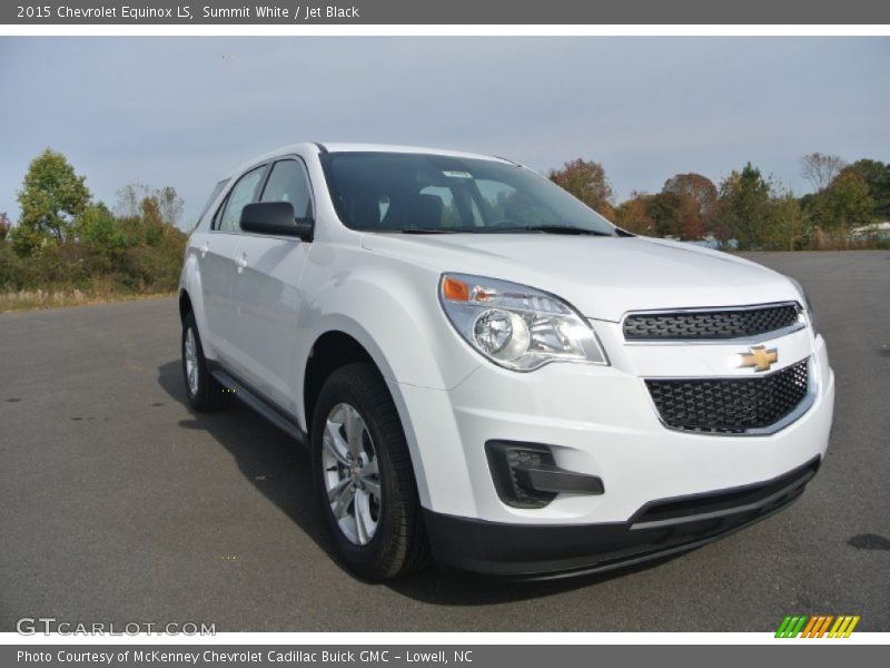 Summit White / Jet Black 2015 Chevrolet Equinox LS