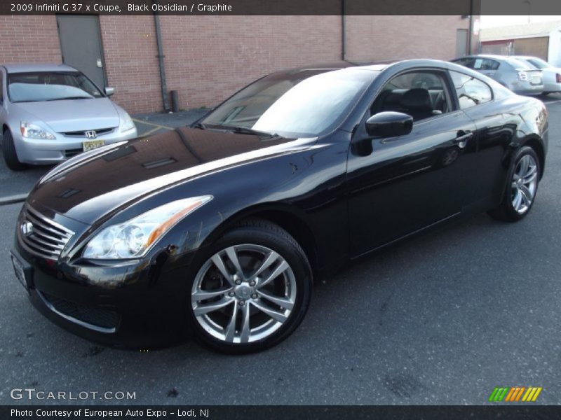 Black Obsidian / Graphite 2009 Infiniti G 37 x Coupe
