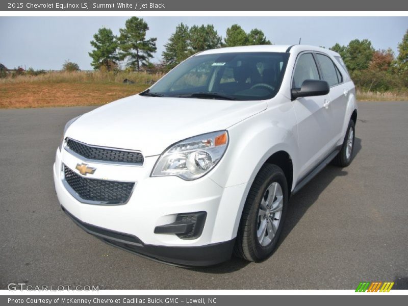 Summit White / Jet Black 2015 Chevrolet Equinox LS