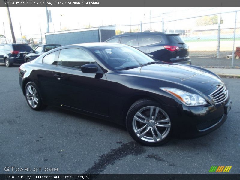 Black Obsidian / Graphite 2009 Infiniti G 37 x Coupe