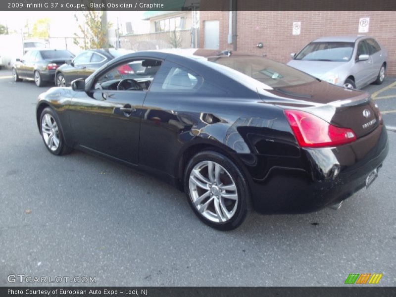 Black Obsidian / Graphite 2009 Infiniti G 37 x Coupe