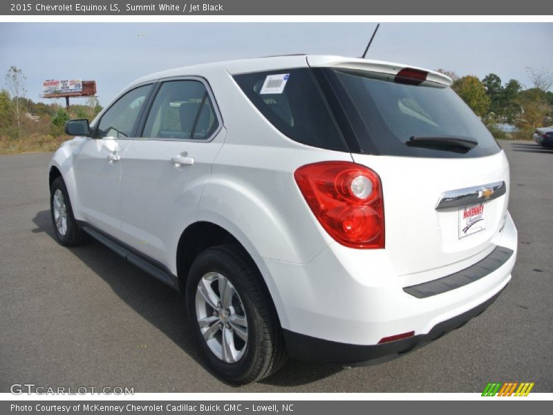 Summit White / Jet Black 2015 Chevrolet Equinox LS